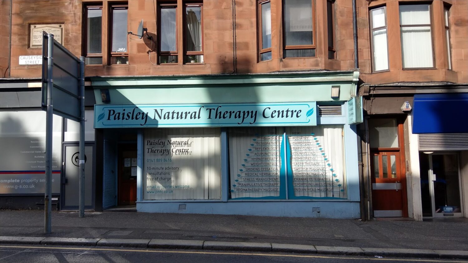 Get Natural Pain Relief at Paisley Natural Therapy Clinic in Paisley